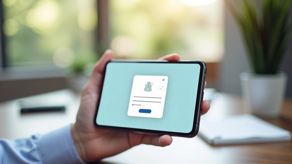 Smartfon wyświetlający aplikację do zarządzania zadaniami